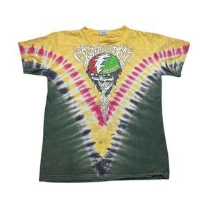 vintage 90’s Grateful Dead Tie Dye T-Shirt Size Medium 1990's Band Tee
